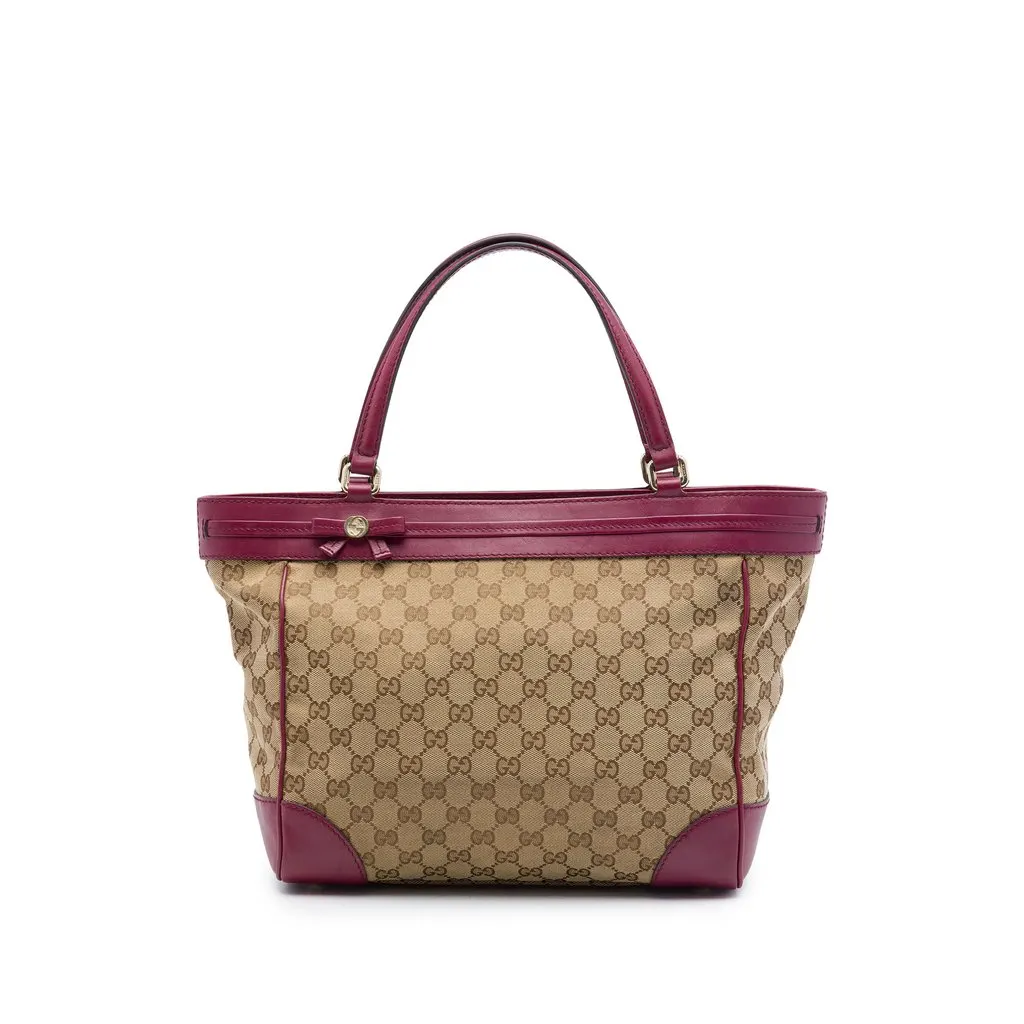 Gucci GG Canvas Mayfair Tote Beige Canvas Very good - Front View