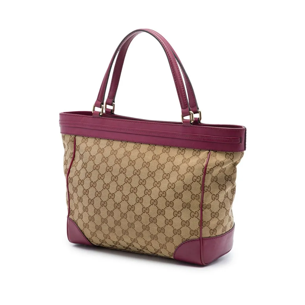 Gucci GG Canvas Mayfair Tote Beige Canvas Very good - Back View