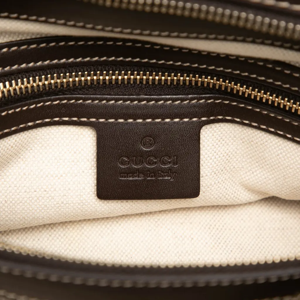 Gucci GG Canvas Web Mayfair Tote Beige Very good - Box View