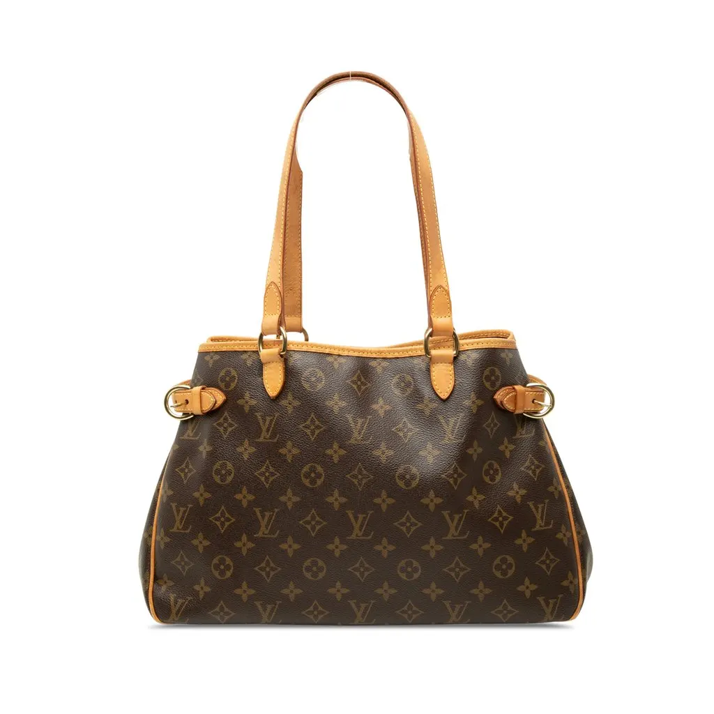 Louis Vuitton Monogram Batignolles Horizontal Brown Canvas Good - Front View