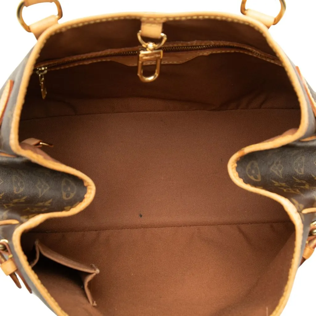 Louis Vuitton Monogram Batignolles Horizontal Brown Canvas Good - Model View
