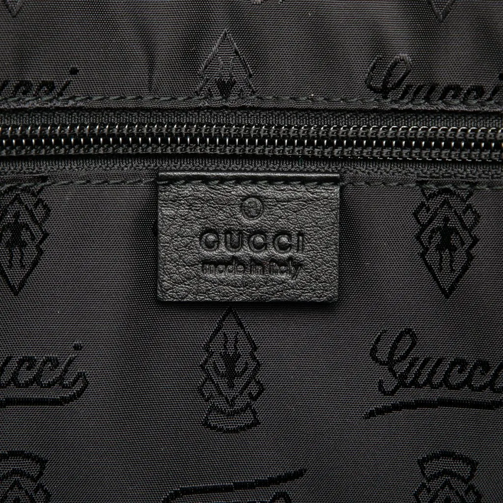 Gucci Guccissima Business Bag Black Leather Very good - Box View