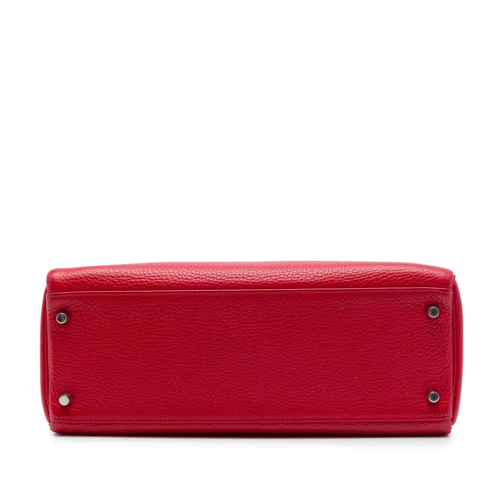 Hermès Togo Kelly II Retourne Amazone 32 Red Leather Very good - Inside View
