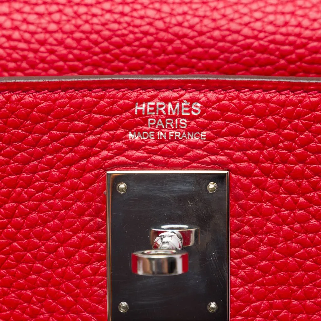 Hermès Togo Kelly II Retourne Amazone 32 Red Leather Very good - Box View