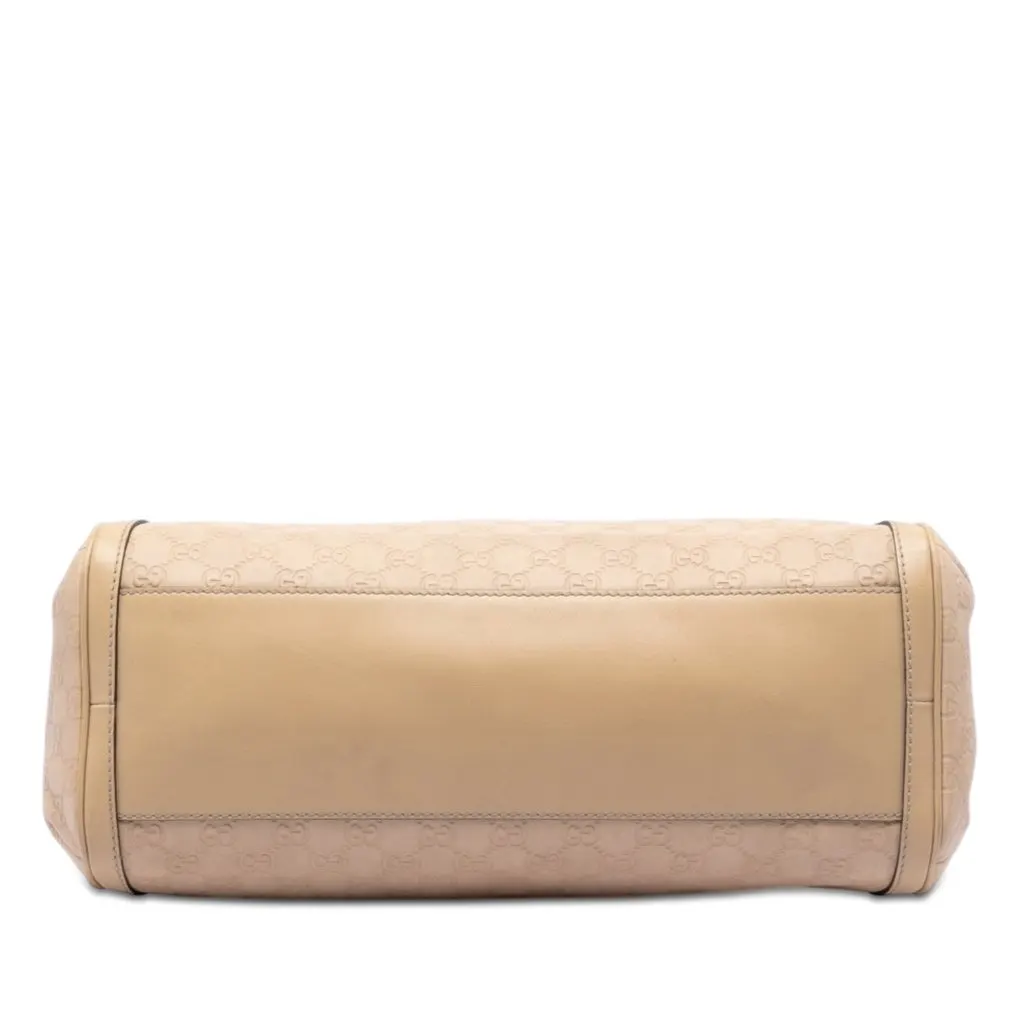 Gucci Guccissima Scarlett Shoulder Bag Beige Leather Very good - Inside View