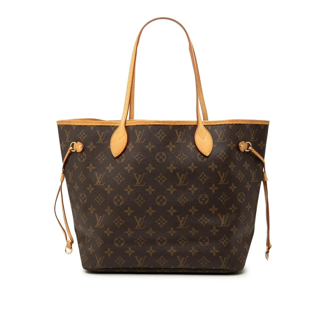Louis Vuitton Monogram Neverfull MM Brown Canvas Very good - Front View