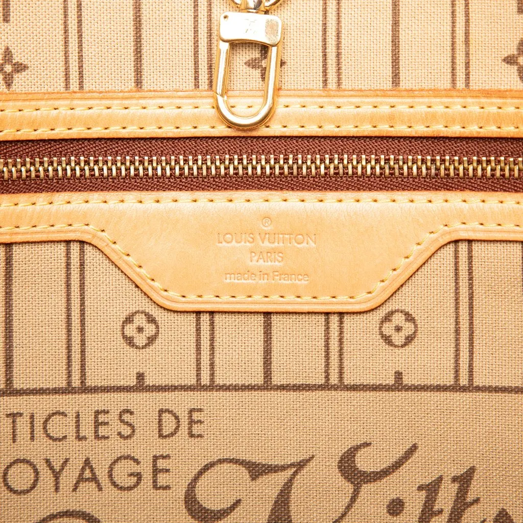 Louis Vuitton Monogram Neverfull MM Brown Canvas Very good - Box View
