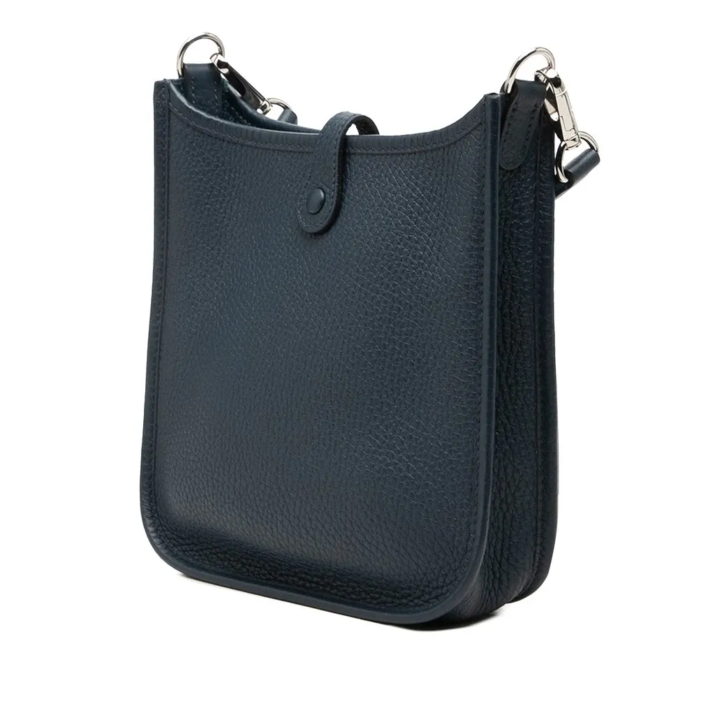 Hermès Clemence Evelyne 16 Amazone Blue Leather Very good - Back View