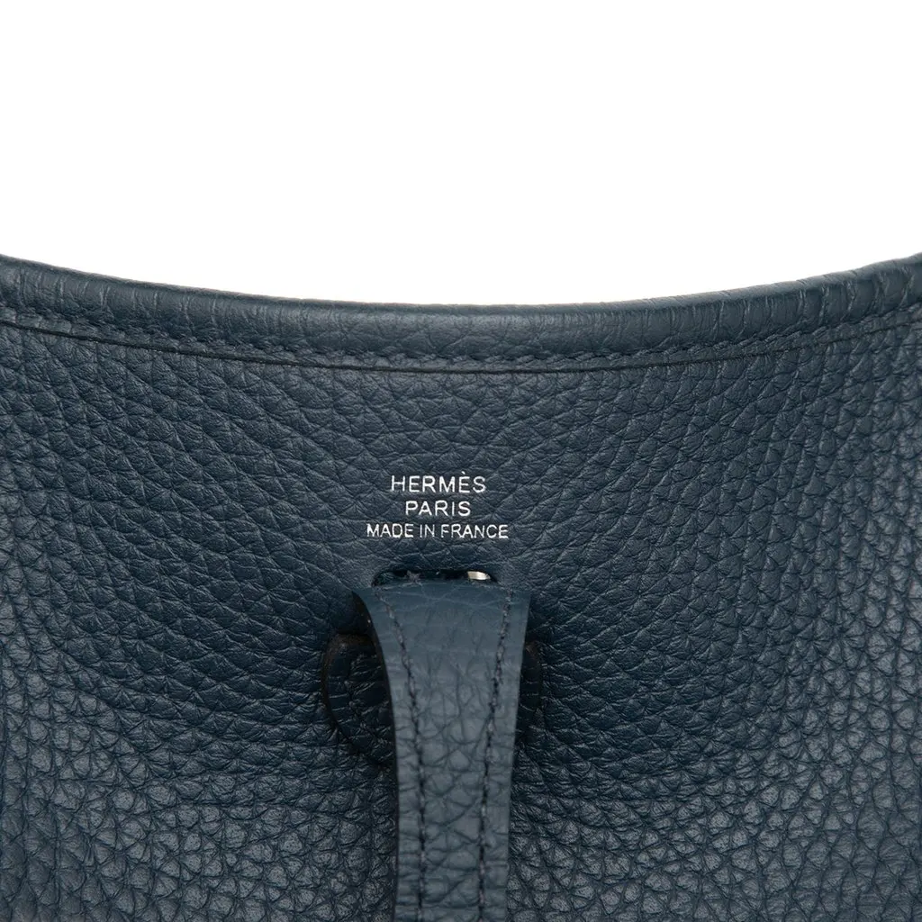 Hermès Clemence Evelyne 16 Amazone Blue Leather Very good - Box View