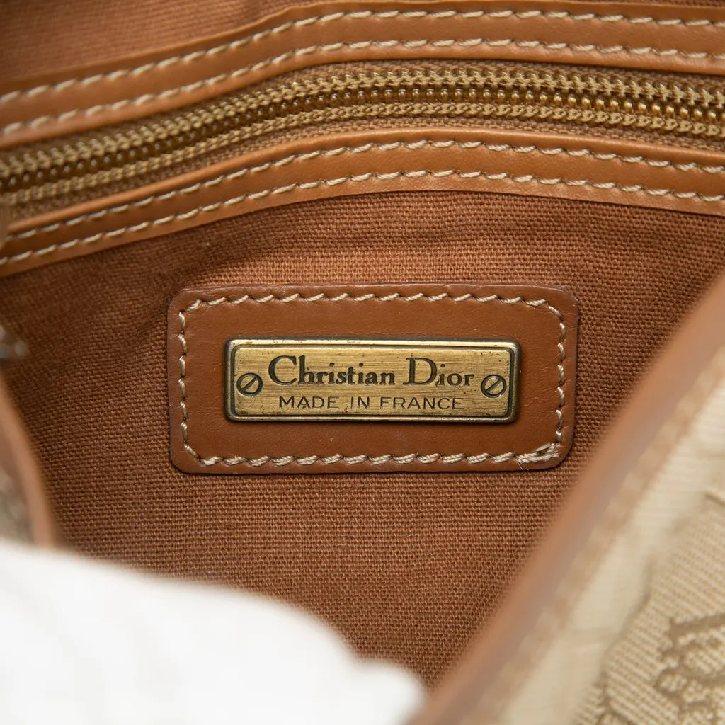 Dior Honeycomb Coated Canvas Crossbody Beige Very good - Box View