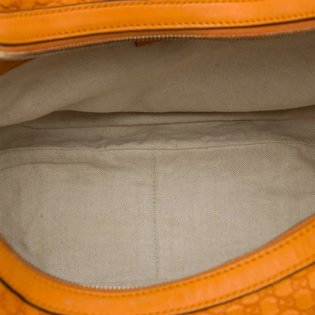 Gucci Microguccissima Nice Shoulder Bag Orange Leather Very good - Model View