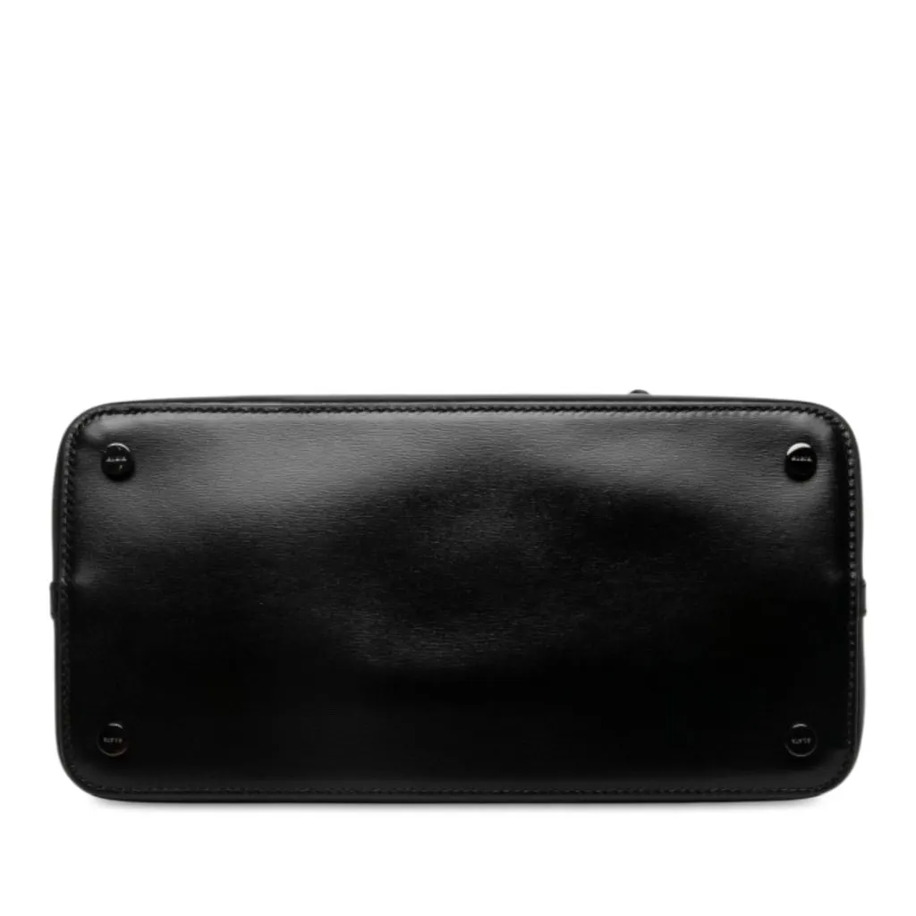 Alaïa Vienne Calfskin Laser Cut Mina 25 Black Leather Never worn - Inside View