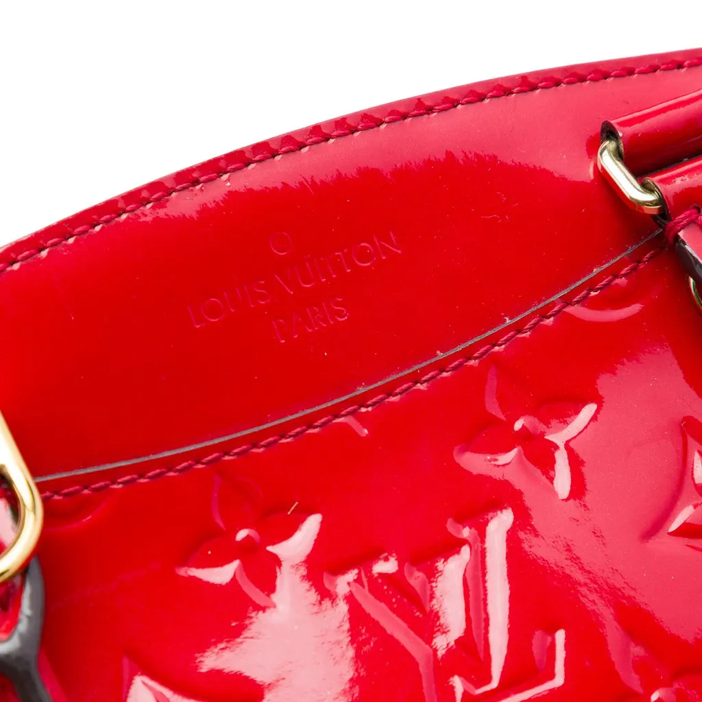Louis Vuitton Monogram Vernis Brea PM Red Leather Very good - Model View
