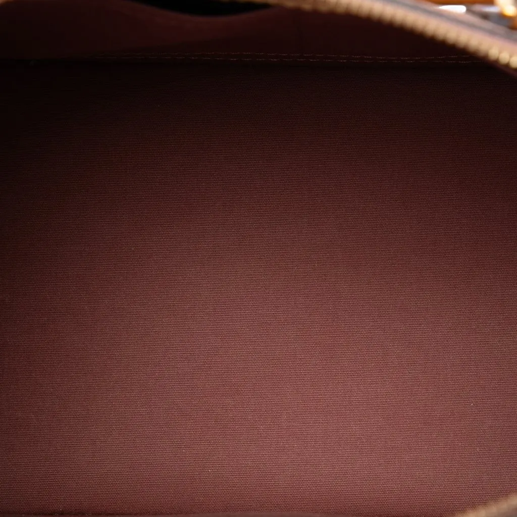 Louis Vuitton Monogram Vernis Alma PM Brown Leather Very good - Model View