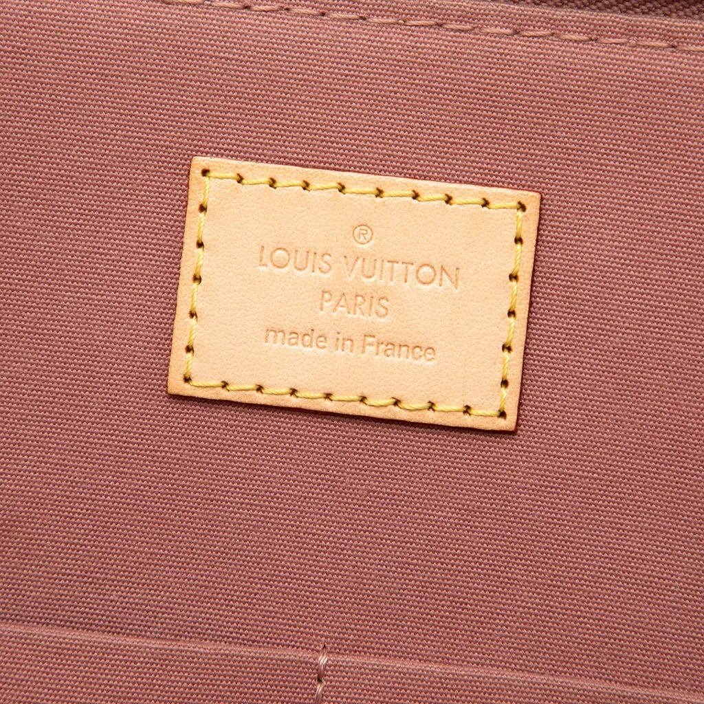 Louis Vuitton Monogram Vernis Alma PM Brown Leather Very good - Box View