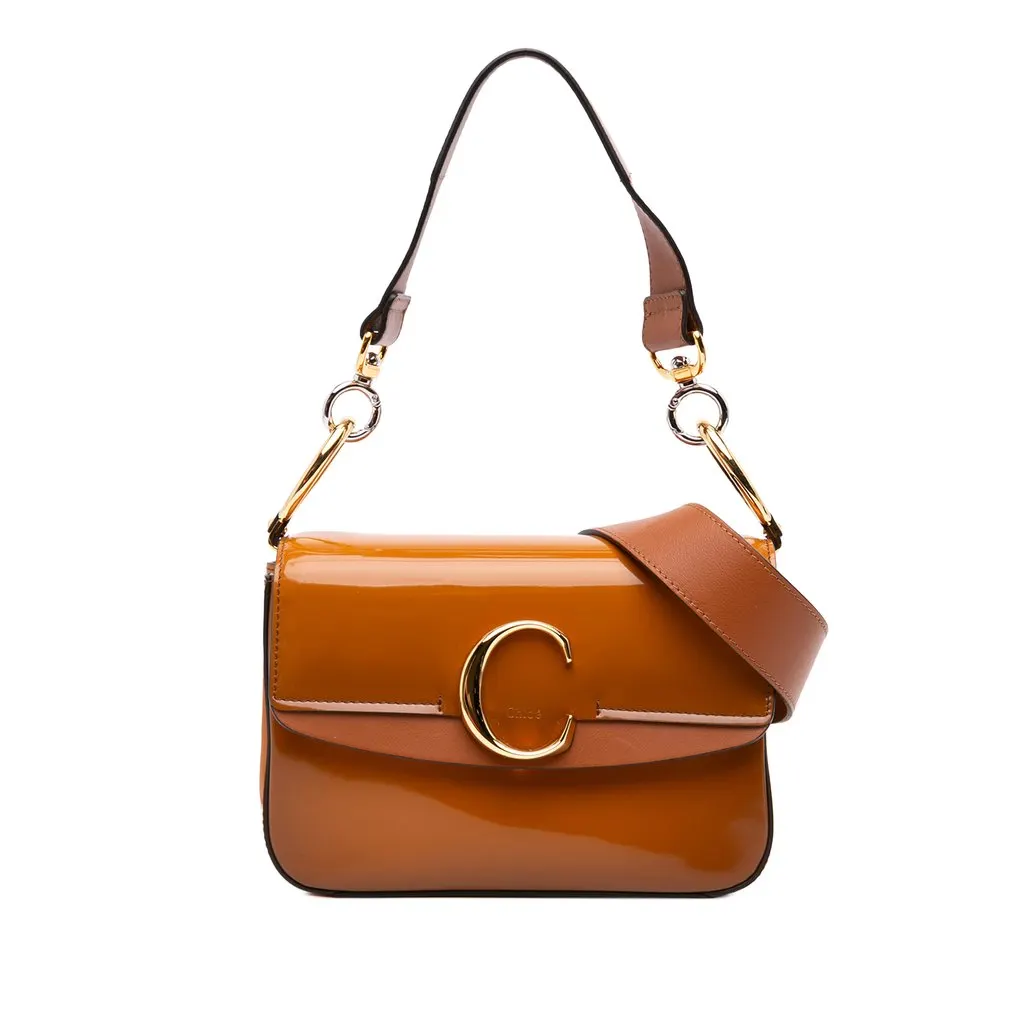 Chloé Small Spazzolato Sfumato C Double Carry Satchel
