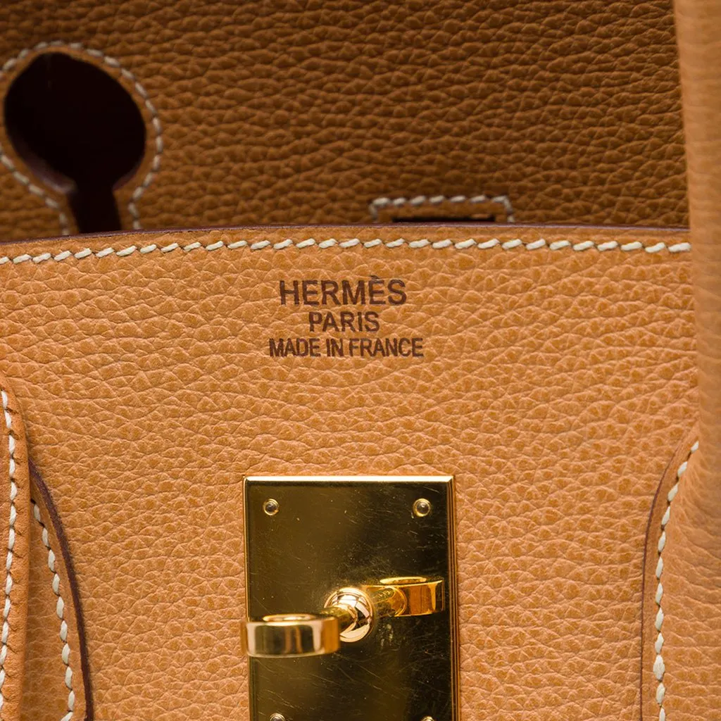 Hermès Epsom Birkin Retourne 35 Brown Leather Good - Box View