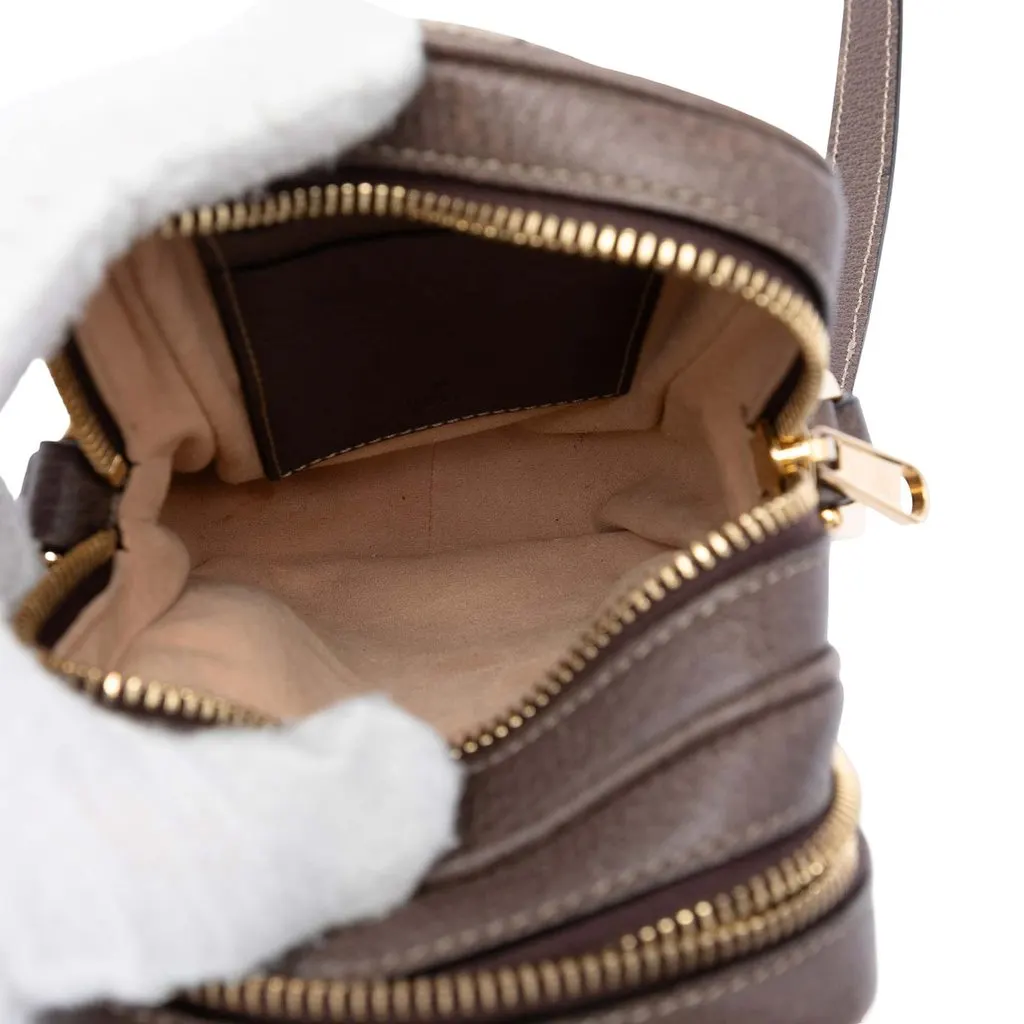 Gucci GG Supreme Web Ophidia Double Zip Crossbody Beige Very good - Box View