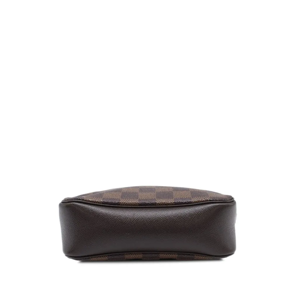 Louis Vuitton Damier Ebene Trousse Pochette Brown Canvas Very good - Inside View