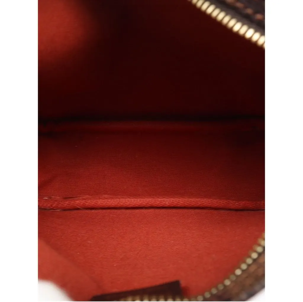 Louis Vuitton Damier Ebene Trousse Pochette Brown Canvas Very good - Model View
