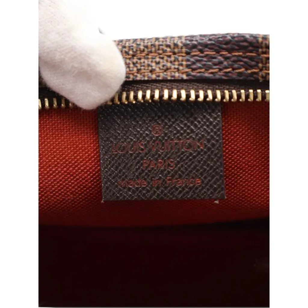 Louis Vuitton Damier Ebene Trousse Pochette Brown Canvas Very good - Box View