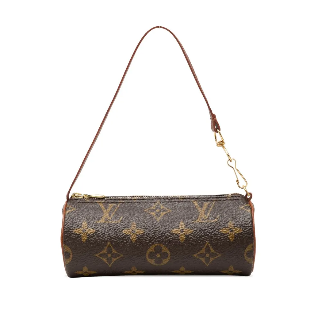 Louis Vuitton Monogram Papillon Pochette Brown Very good - Front View