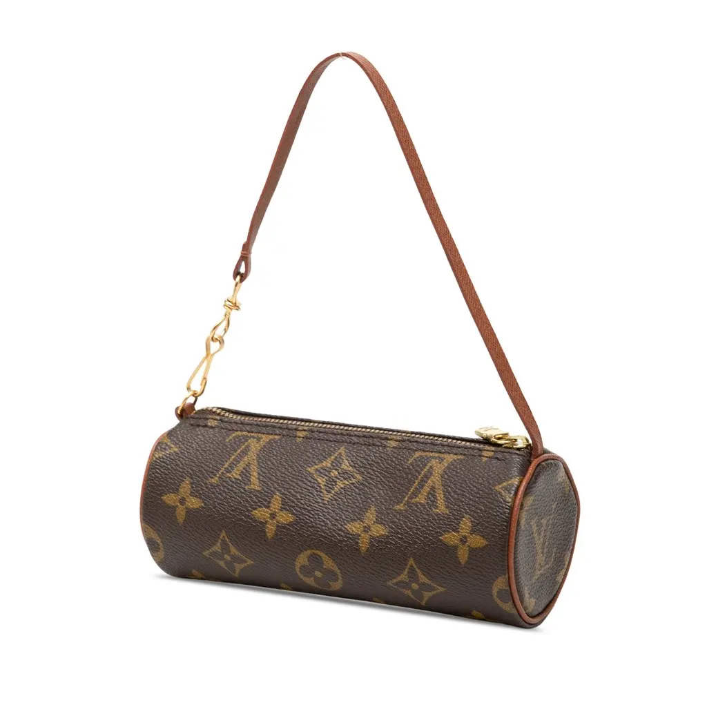 Louis Vuitton Monogram Papillon Pochette Brown Very good - Back View