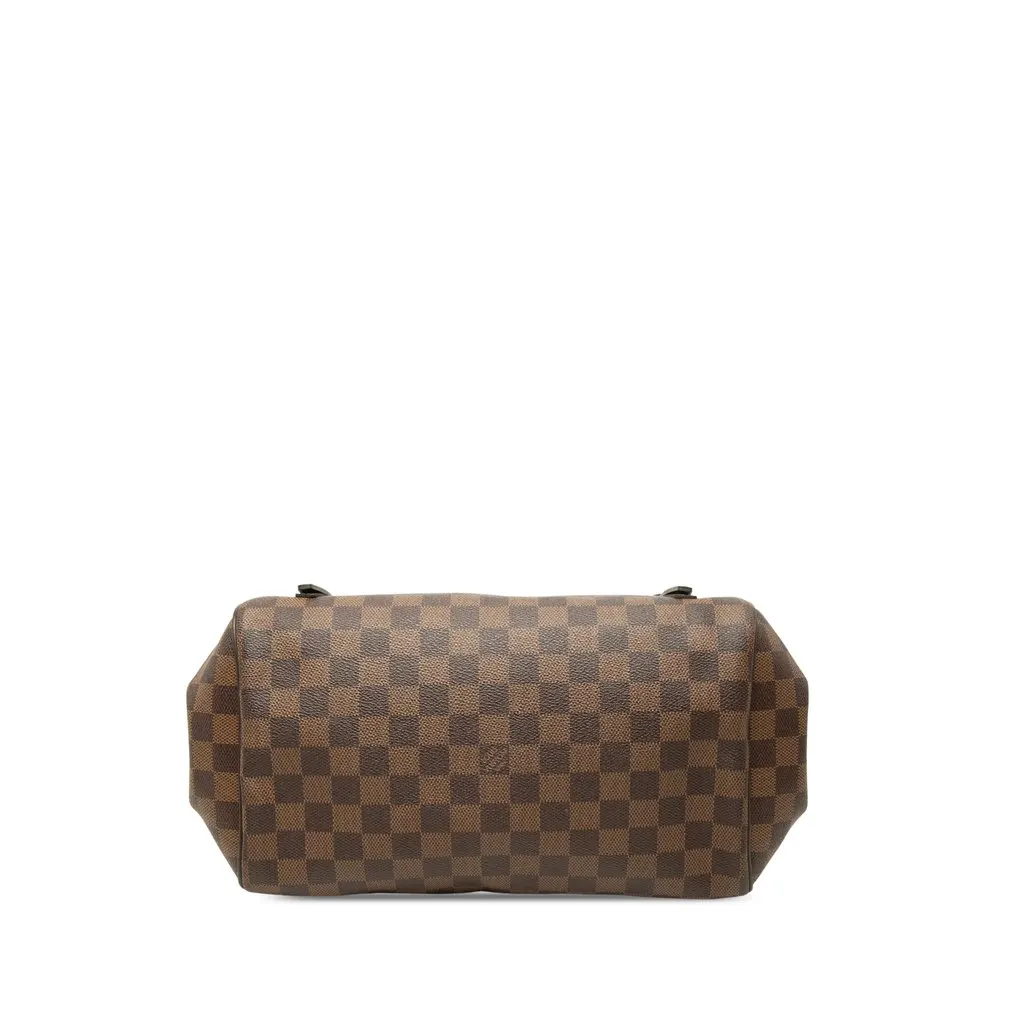 Louis Vuitton Damier Ebene Rivington PM Brown Canvas Good - Inside View
