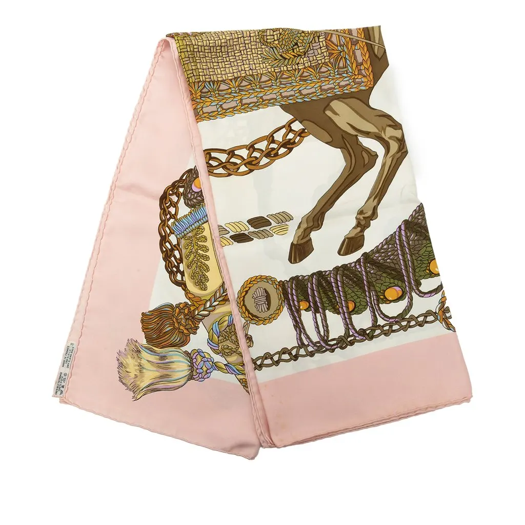 Hermès Le Timbalier Silk Scarf 90
