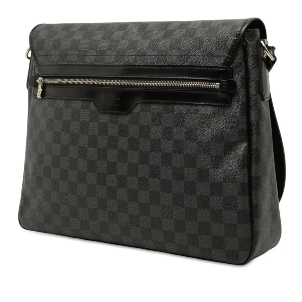 Louis Vuitton Damier Graphite Daniel GM Black Very good - Back View
