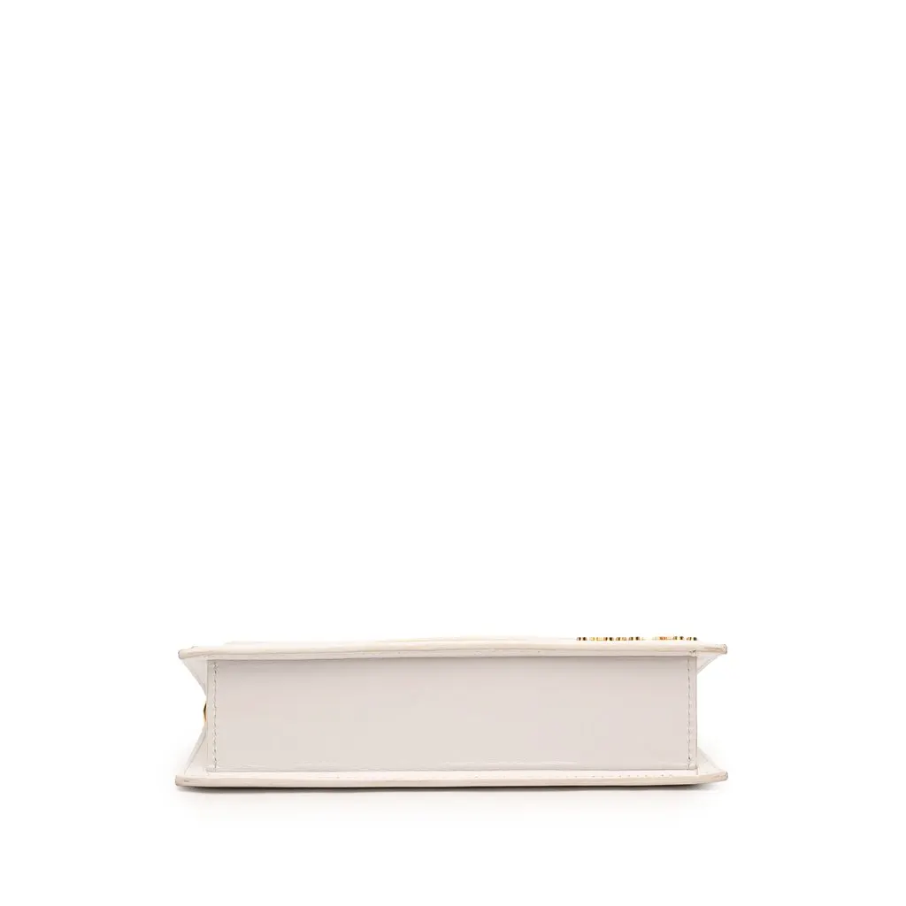 Jacquemus Smooth Calfskin Le Chiquito Long White Leather Good - Inside View