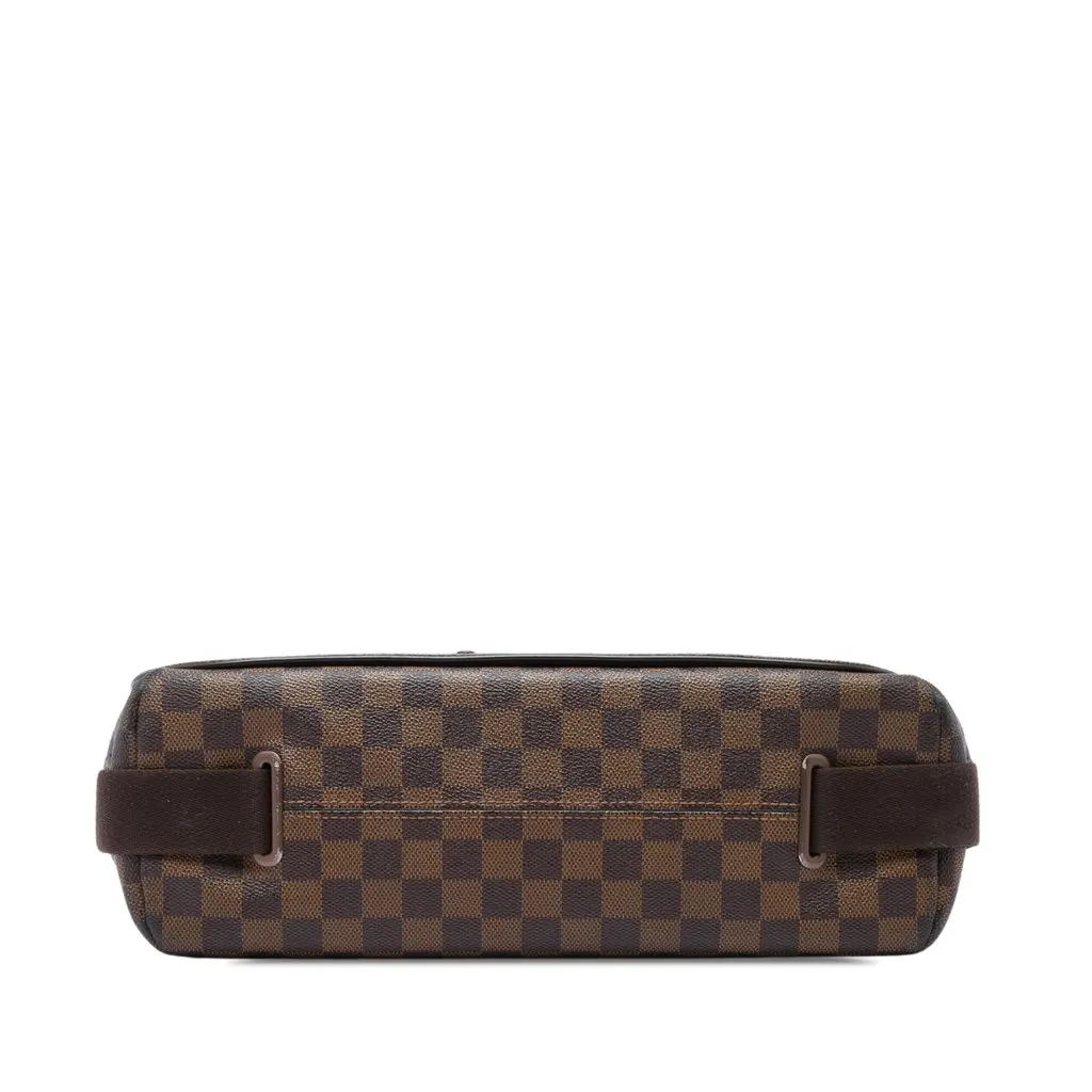 Louis Vuitton Damier Ebene Brooklyn GM Brown Canvas Good - Inside View