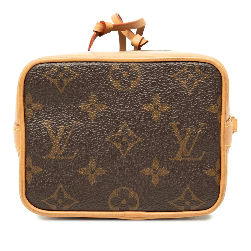 Louis Vuitton Monogram Nano Noe Brown Canvas Very good - Inside View
