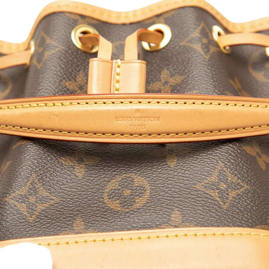 Louis Vuitton Monogram Nano Noe Brown Canvas Very good - Box View