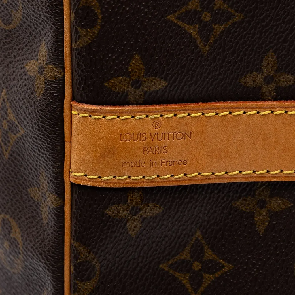 Louis Vuitton Monogram Keepall Bandouliere 60 Brown Canvas Good - Box View
