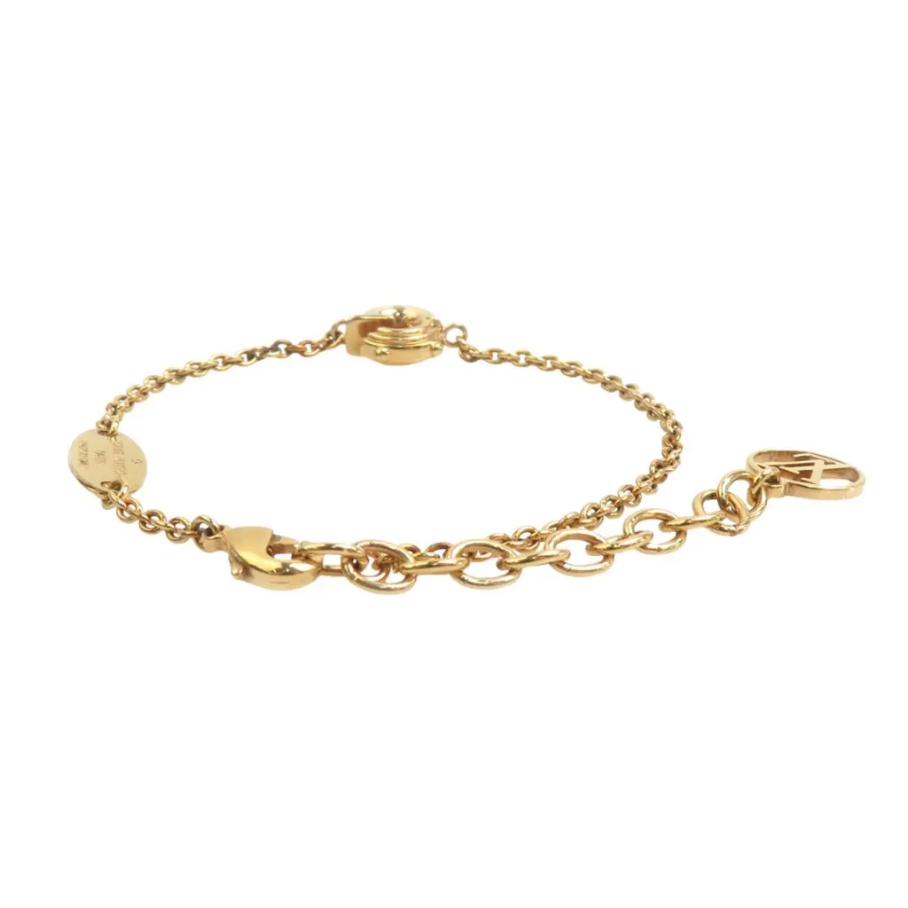 Louis Vuitton Gold Plated LV & Me Letter G Bracelet Gold Metal Very good - Inside View