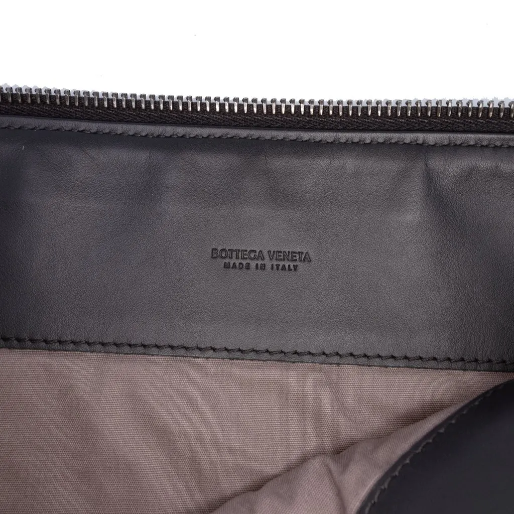 Bottega Veneta Medium Nappa Intrecciato Document Case Black Leather Very good - Box View
