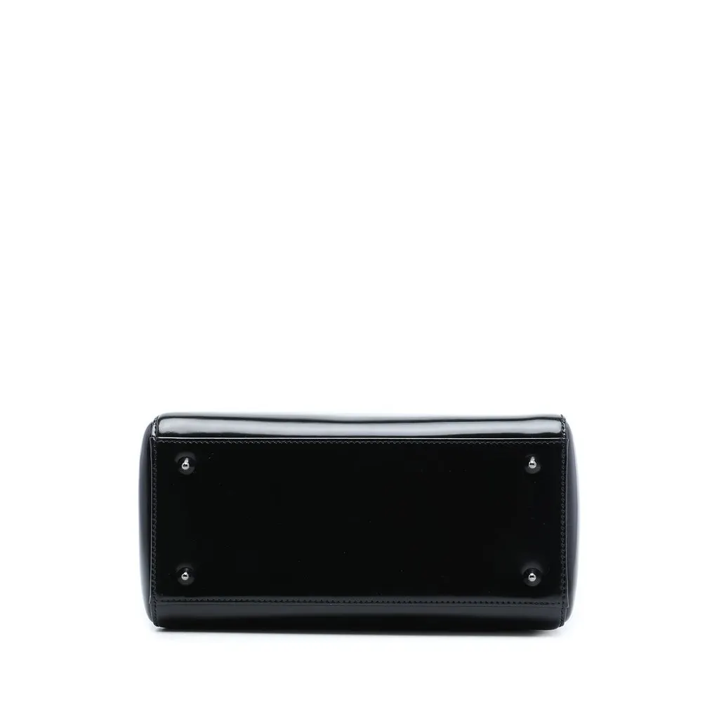 Dior Medium Patent Lady Dior Black Leather Very good - Inside View