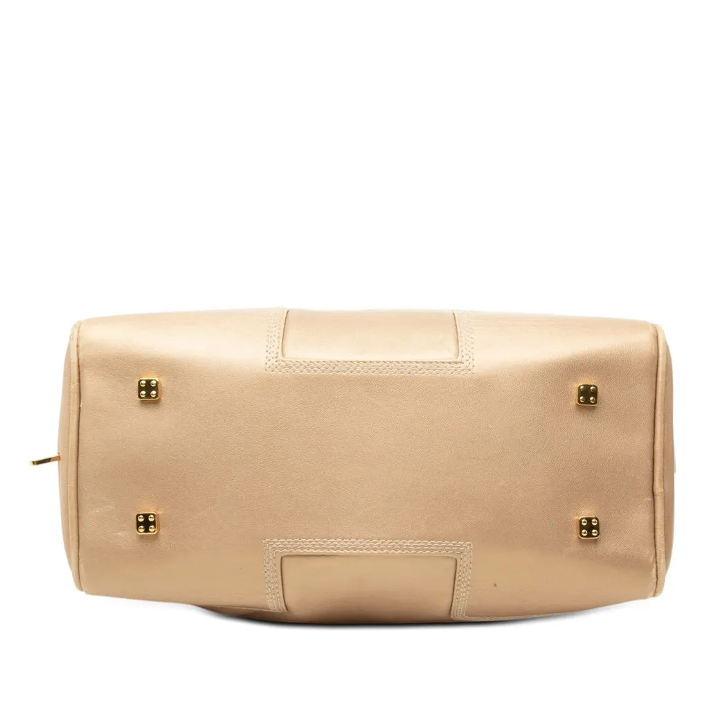LOEWE Metallic Leather Amazona 28 Gold Leather Very good - Inside View