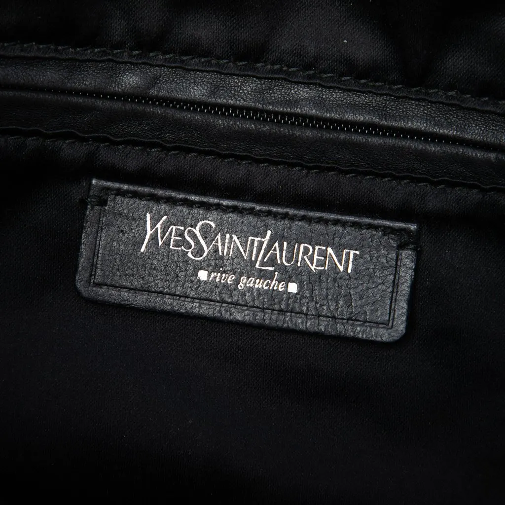 Saint Laurent Small Denim Monogram Kahala Tote Black Very good - Box View