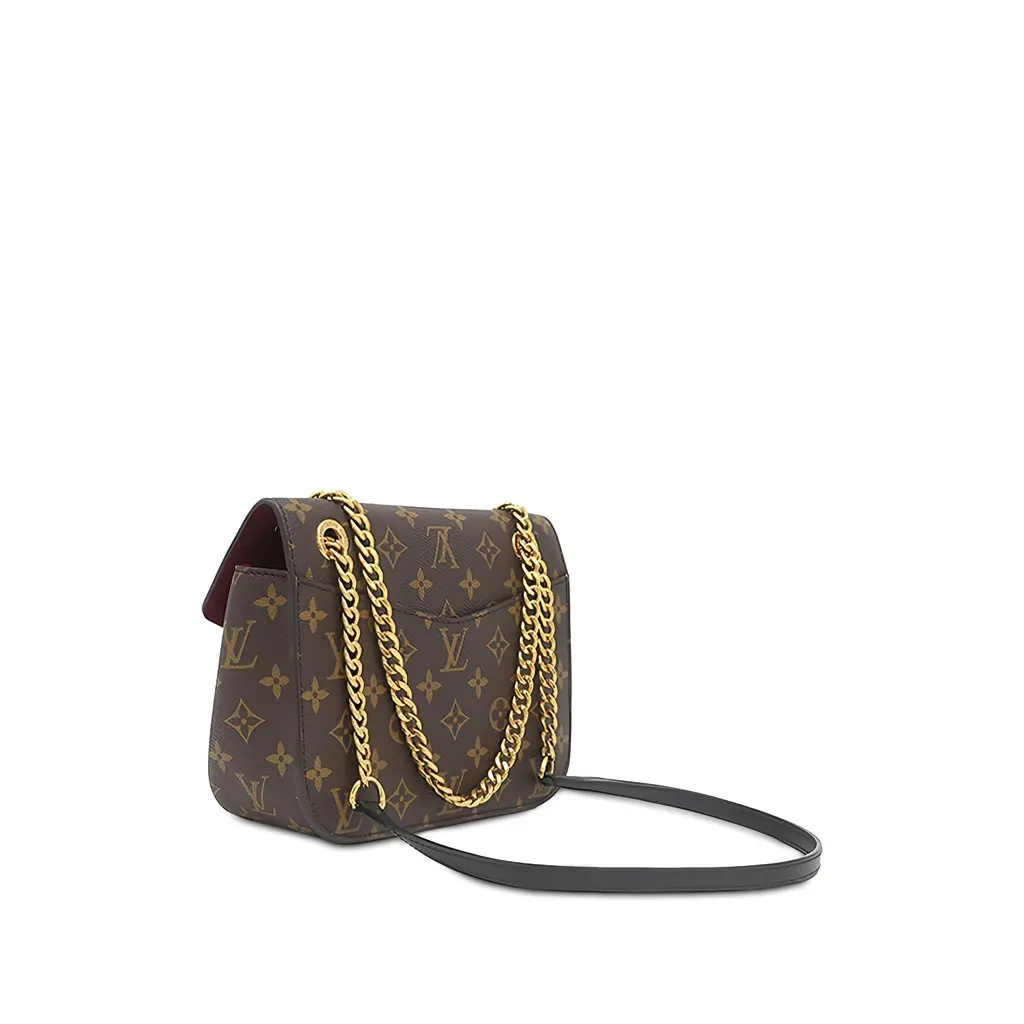 Louis Vuitton Monogram Passy PM Brown Canvas Good - Back View