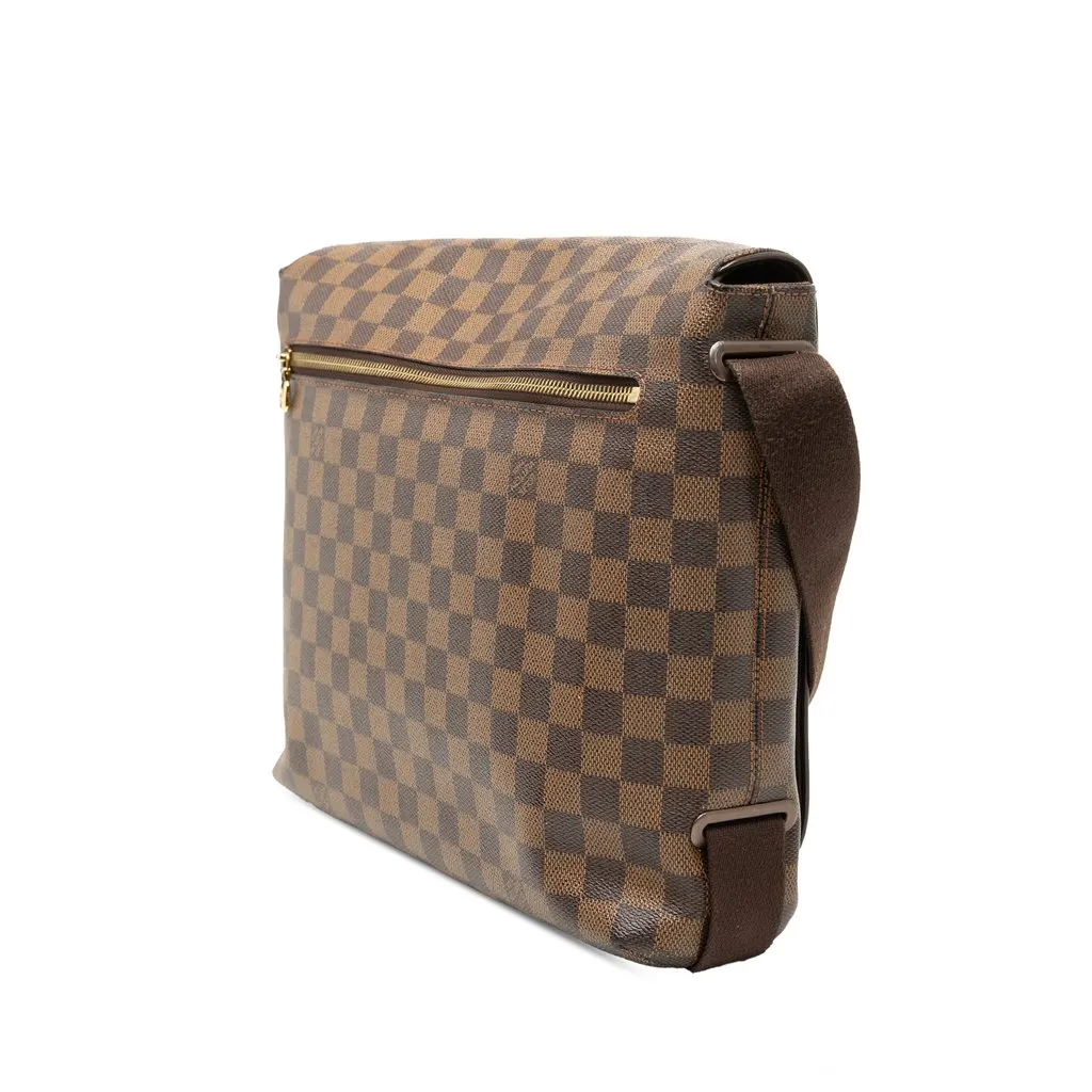 Louis Vuitton Damier Ebene Brooklyn MM Brown Very good - Back View