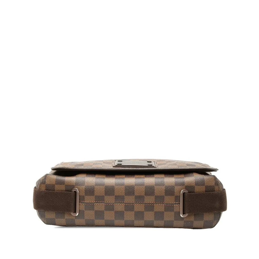 Louis Vuitton Damier Ebene Brooklyn MM Brown Very good - Inside View