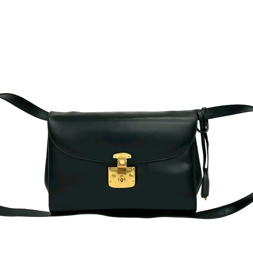 Gucci Smooth Calfskin Lady lock Crossbody
