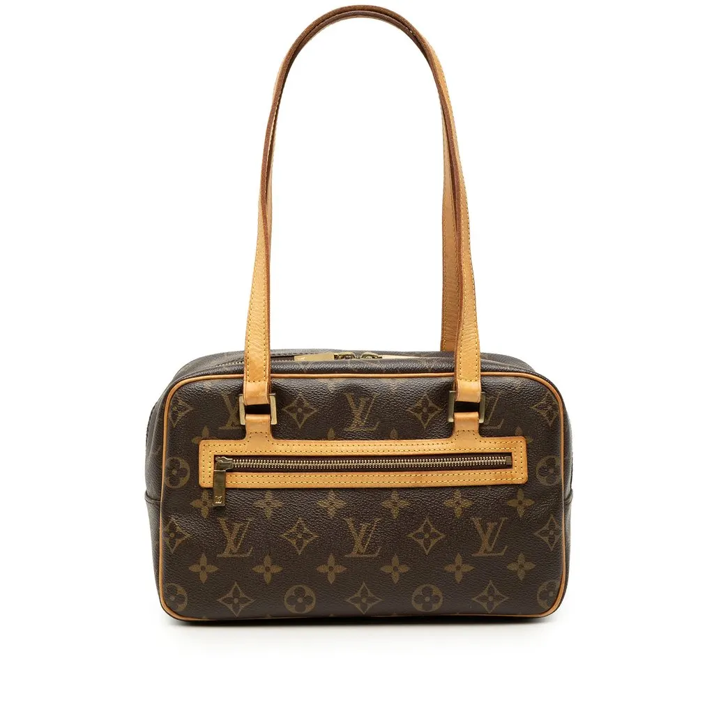 Louis Vuitton Monogram Cite MM Brown Very good - Front View