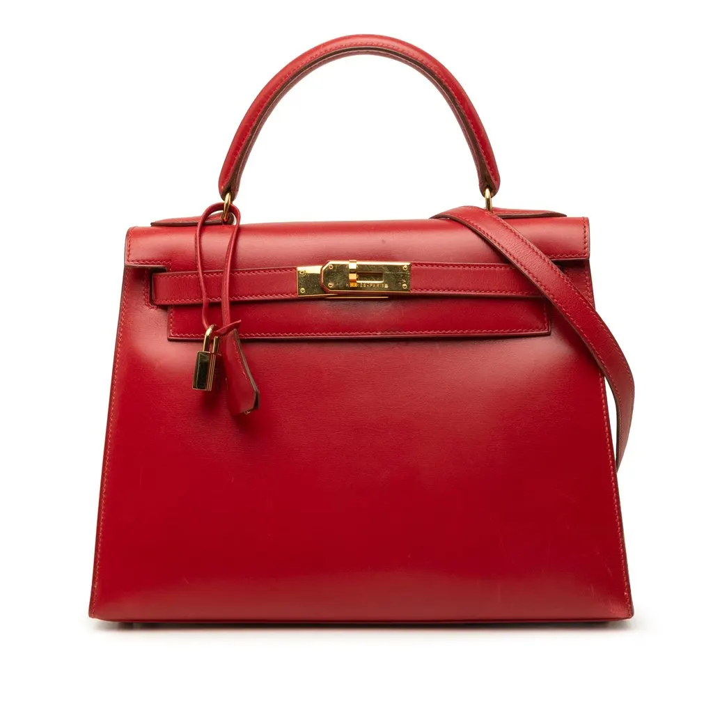 Hermès Box Calf Kelly Sellier 28