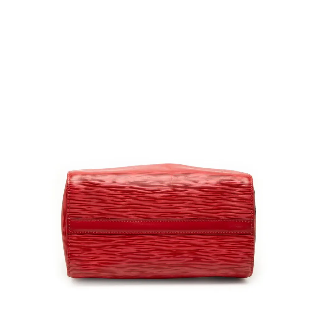 Louis Vuitton Epi Speedy 25 Red Leather Very good - Inside View