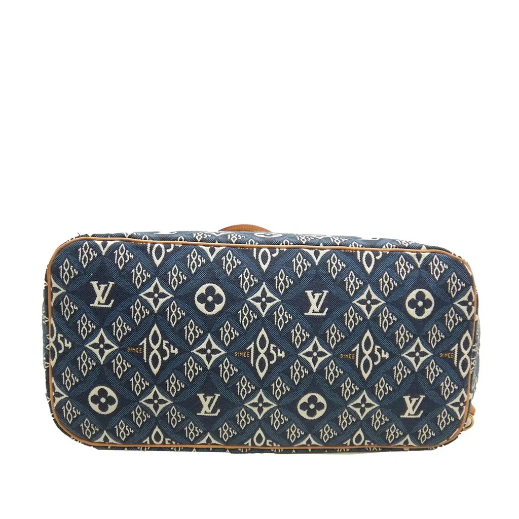 Louis Vuitton Monogram Jacquard Since 1854 Neverfull MM Blue Very good - Inside View