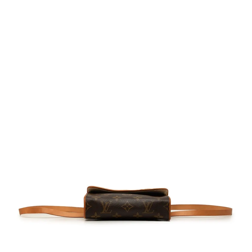 Louis Vuitton Monogram Pochette Florentine Brown Very good - Inside View