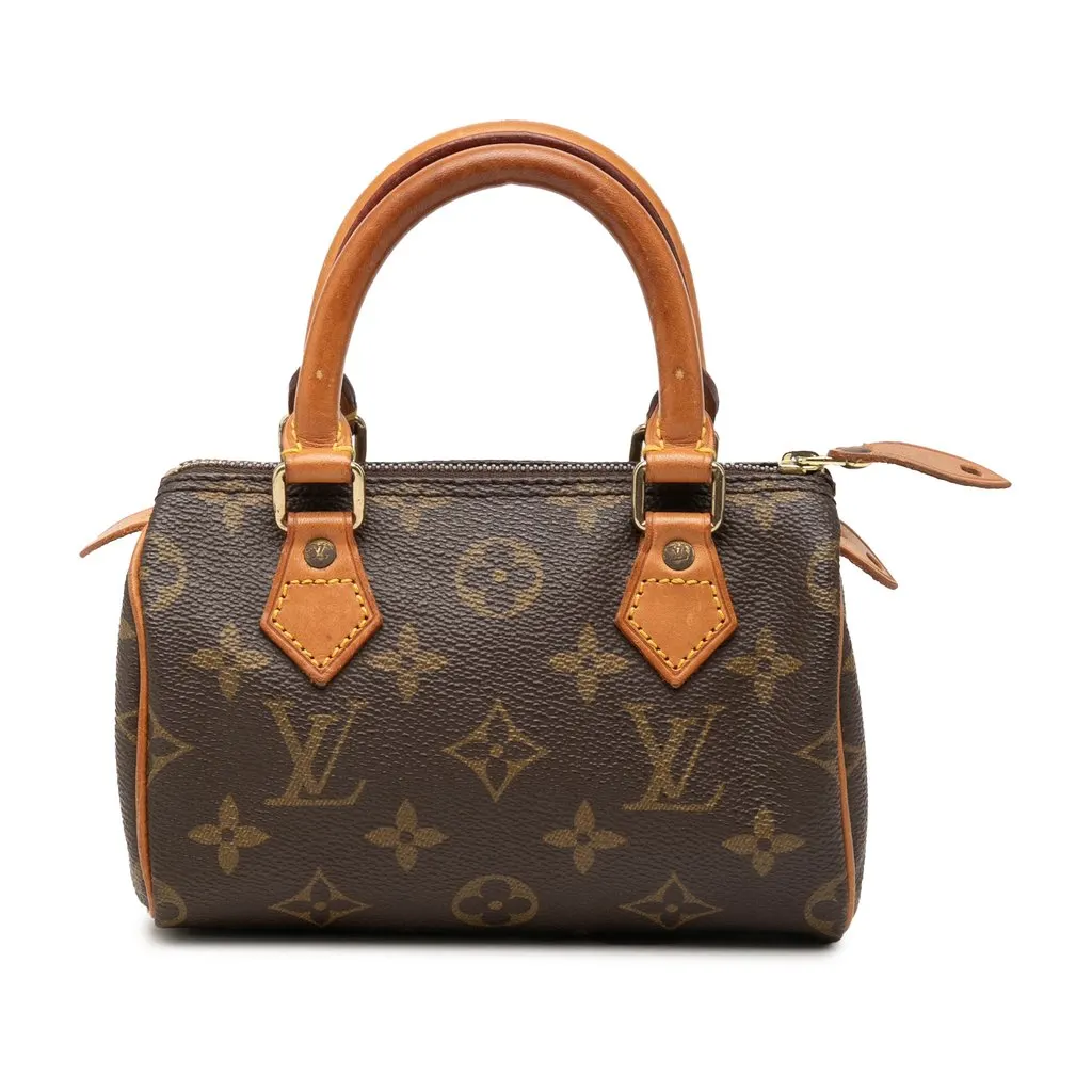 Louis Vuitton Monogram Mini Speedy HL Brown Very good - Front View